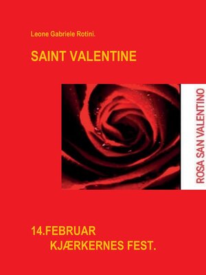 cover image of SAINT VALENTINE.